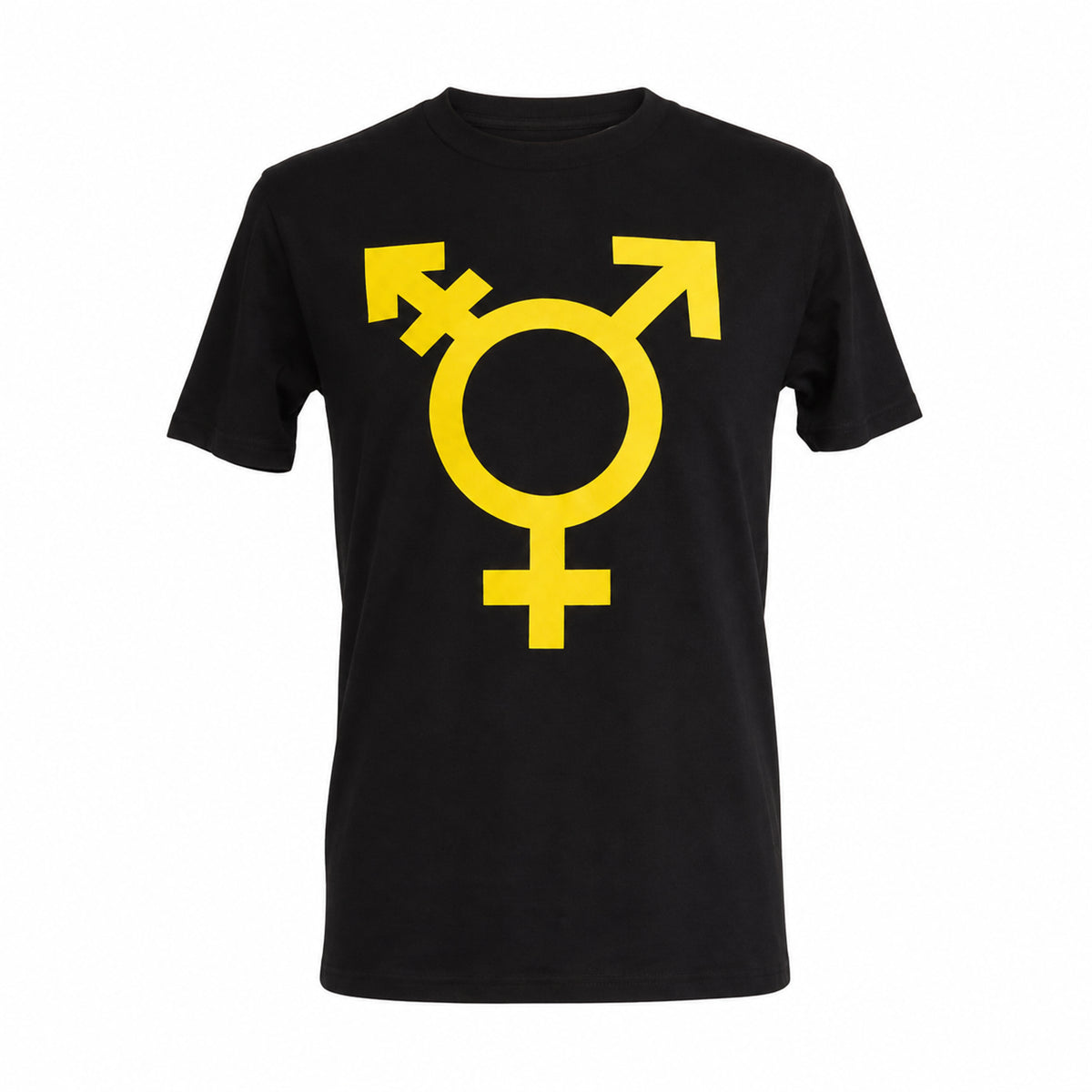 Raubirl T-Shirt Gender in Schwarz und Gelb